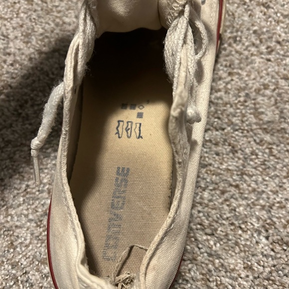 2/$30 Converse All Star chucks sneakers white blue navy red fits like wm’s 8.5-9 - Picture 8 of 8